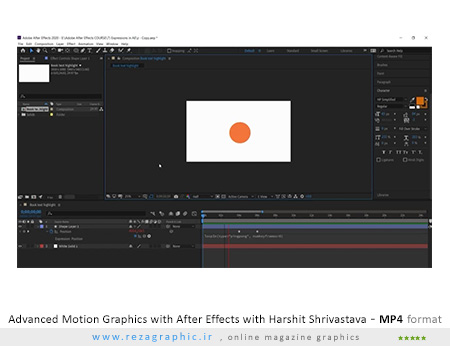 دانلود آموزش موشن گرافیک پیشرفته در افترافکت - Advanced Motion Graphics with After Effects with Harshit Shrivastava .